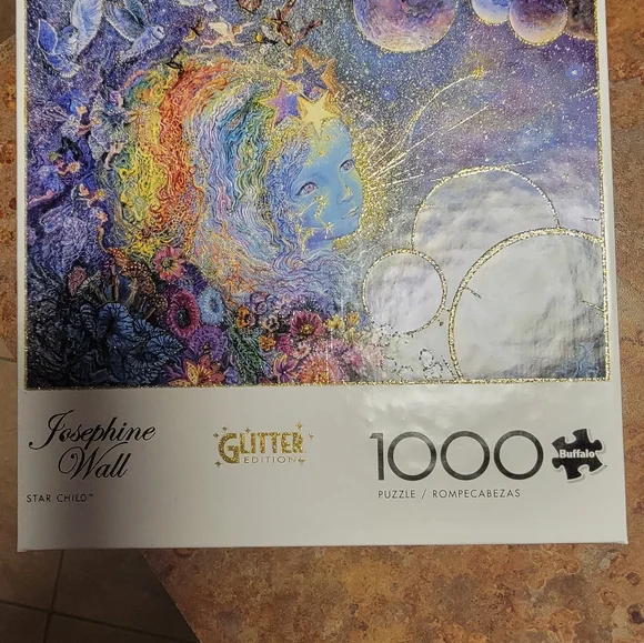 New in box 1000 pieces glitter Star Child puzzle - Picture 6 of 8